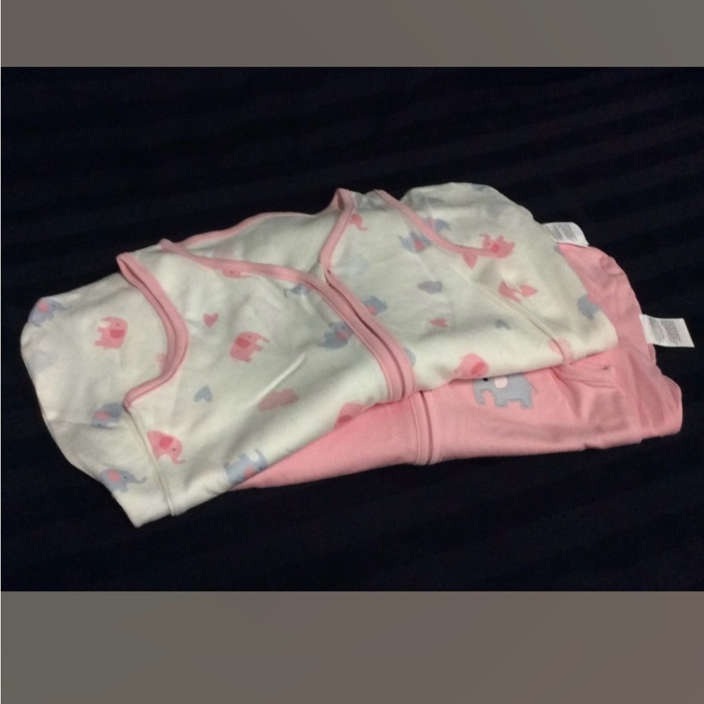 🔥🆕🔥 2-Pack DAYSU Infant Sleeping Bag - Pink Elephant